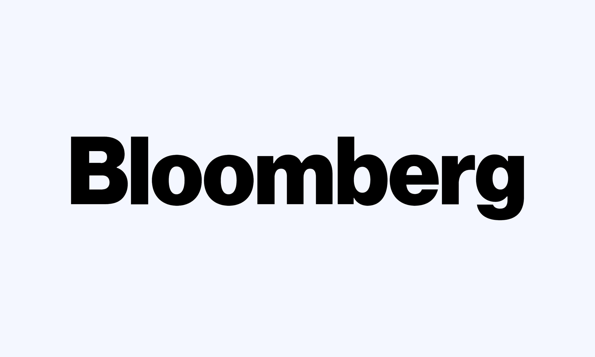 Bloomberg Logo blue background